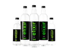 Ornate Multiple Bottles of 8 Elixir Water